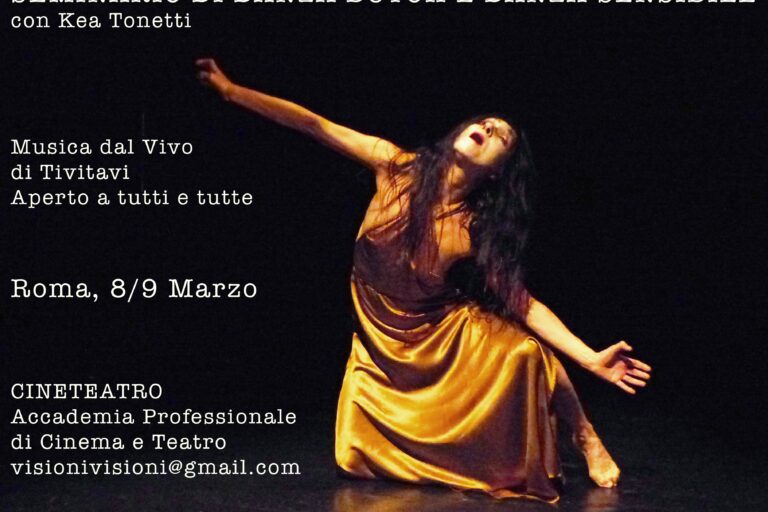 Seminario di Danza Butoh e Danza Sensibile con musica dal vivo