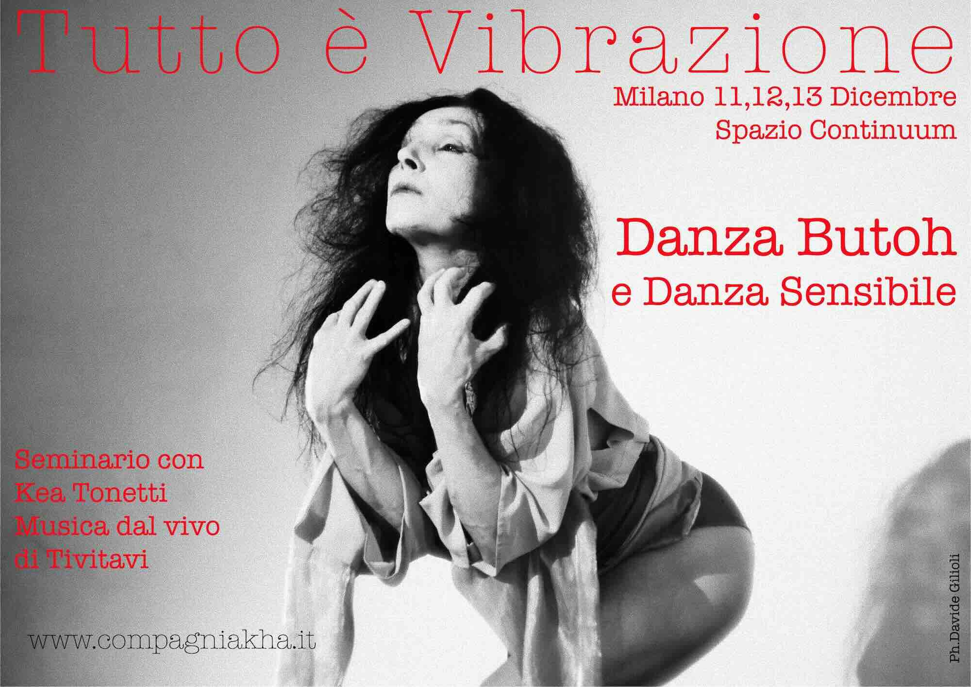 Tutto è Vibrazione, seminario di Danza Butoh e Danza Sensibile con musica live